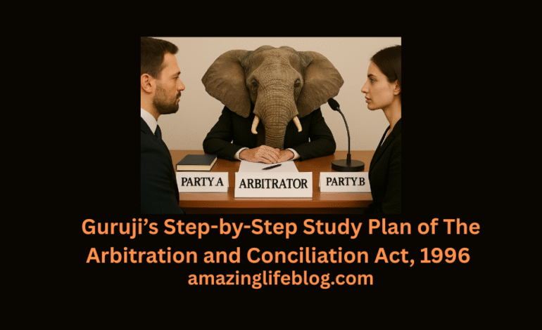  Guruji’s Step-by-Step Study Plan of The Arbitration and Conciliation Act, 1996 – (Step 9)